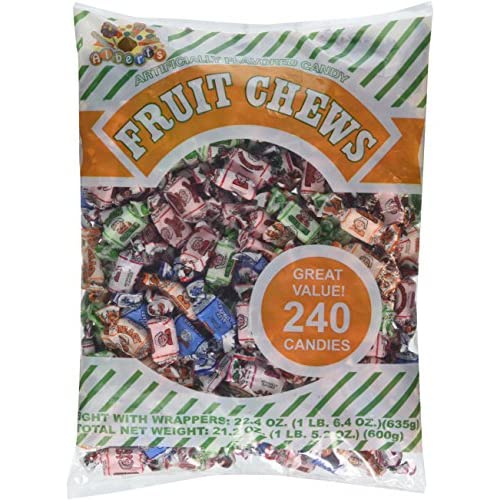 Albert's Chews Fruit Assorted Bag, 240 Piece, 21.2oz c