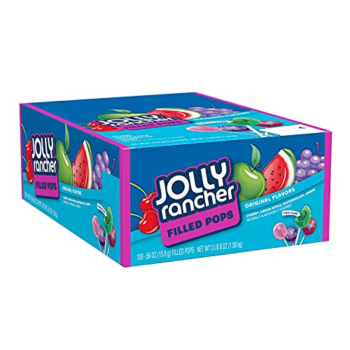 JOLLY RANCHER Assorted Fruit Flavored Filled Pops, 0.56 c