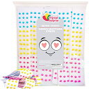 A Great Surpriseの豊富な種類のキャンディー。かわいいパッケージで誕生日パーティー、結婚式、卒業パーティー、ブライダルシャワー、性別披露パーティー、ベビーシャワー、キッズパーティー等様々な場面で使用可能！Candy Buttons Strips - Rainbow Buttons - Approximately 50 Strips - Retro Candy - Bulk Button Candy重さ：　1.12lbおおよそのサイズ：　12.25 x 10.72 x 1.38inch B019LADIBC