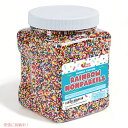 A Great Surpriseの豊富な種類のキャンディー。かわいいパッケージで誕生日パーティー、結婚式、卒業パーティー、ブライダルシャワー、性別披露パーティー、ベビーシャワー、キッズパーティー等様々な場面で使用可能！Rainbow Nonpareils - 1.8lb - Rainbow Sprinkles - Bulk Sprinkles - Decorating Topping重さ：　1.8lbおおよそのサイズ：　5.39 x 3.74 x 3.7inch B071X9VCFZ
