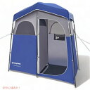 KingCamp シャワーテント ワイドキャンプ シェルター: Double-BLUEFounderがお届け