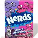ナーズ Nerds ストロベリーとグレープ 1.65オンス(46.8g) 18個入り Founderがお届け!