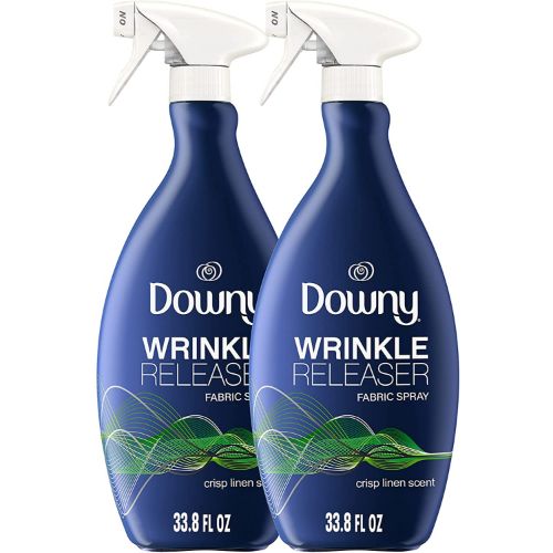 ダウニー Downy リンクル リリーサー プラス ファブリック スプレー 衣料用取りスプレーさわやかなリネンの香り 2本パック 3.8fl oz(1リットル)