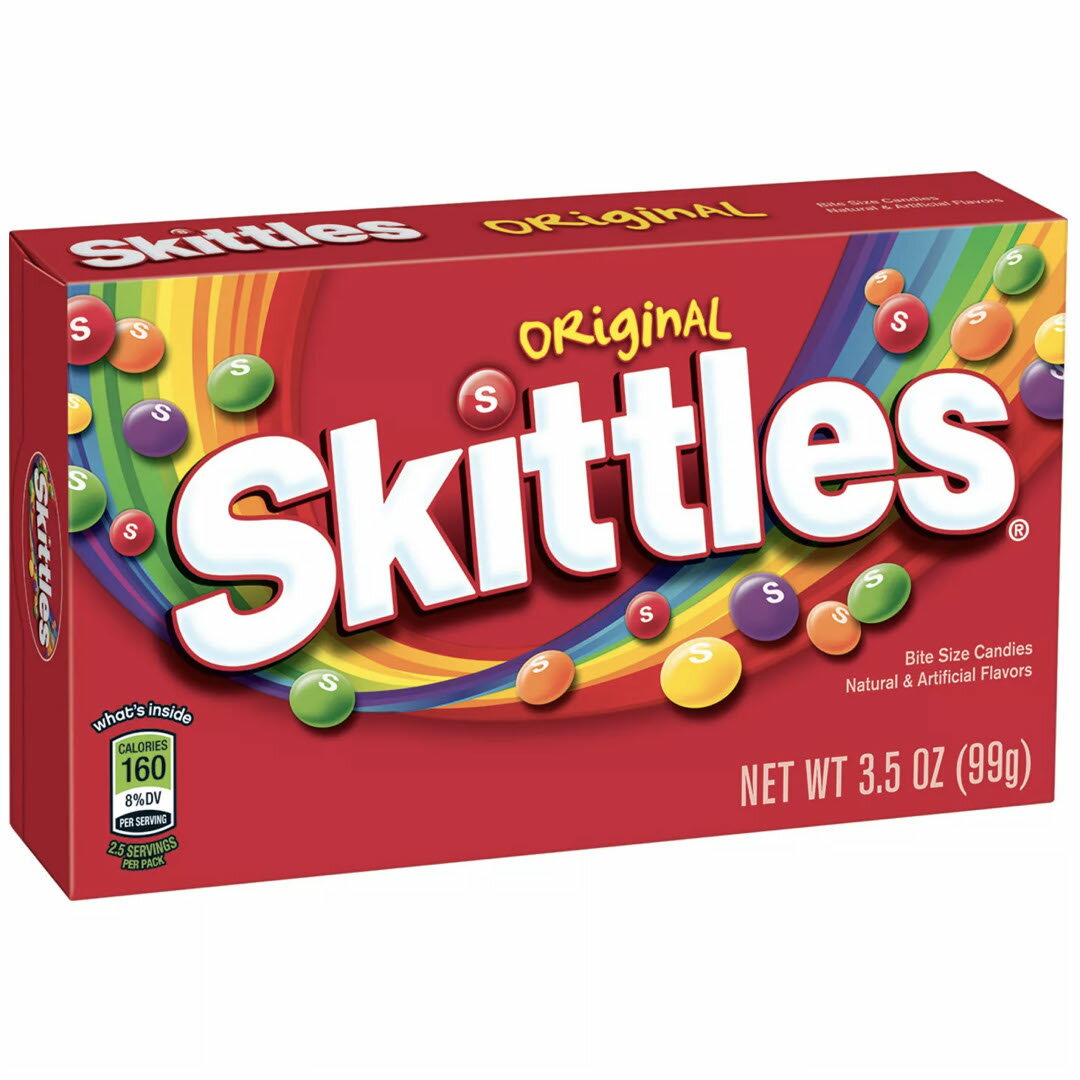 Skittles Original Candy Theater Box / XLgY t[cLfB[ IWi {bNX 99gi3.5ozj