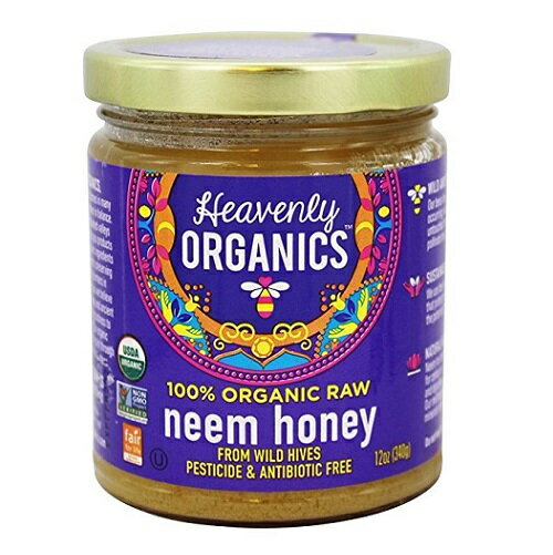 Heavenly Organics Organic Raw Neem Honey 12 oz ヘブンリ― オーガニクス オーガニック ワイルド ニーム ハニー