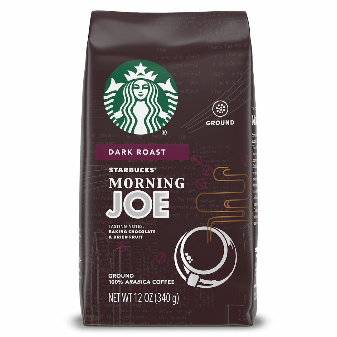 Starbucks Dark Roast Ground Coffee, Morning Joe / X^[obNX