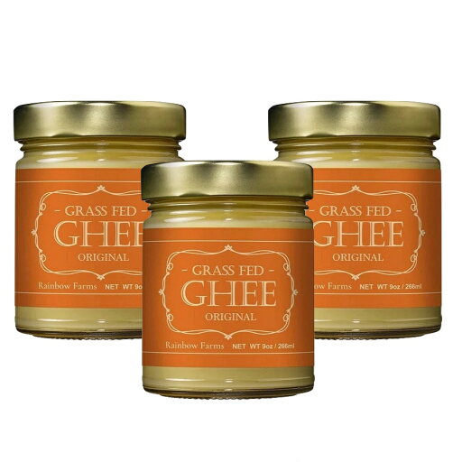 【送料無料お得な3個セット】Ghee ギーバター266g グラスフェッド ギーバター ギーオイル Grass-Fed Ghee Butter レインボーファームズ 【送料無料お得な3個セット】Ghee ギーバター266g グラスフェッド ギーバター ギーオイル Grass-Fed Ghee Butter レインボーファームズ