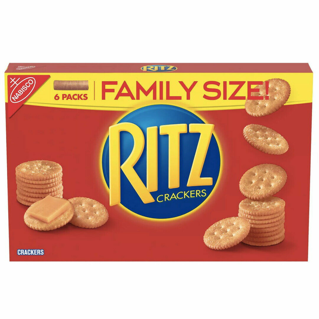 Nabisco Ritz Crackers Original - Family Size / ナビスコ リッツ クラッカー ファミリーサイズ 6袋小分け包装 583g(20.6oz)