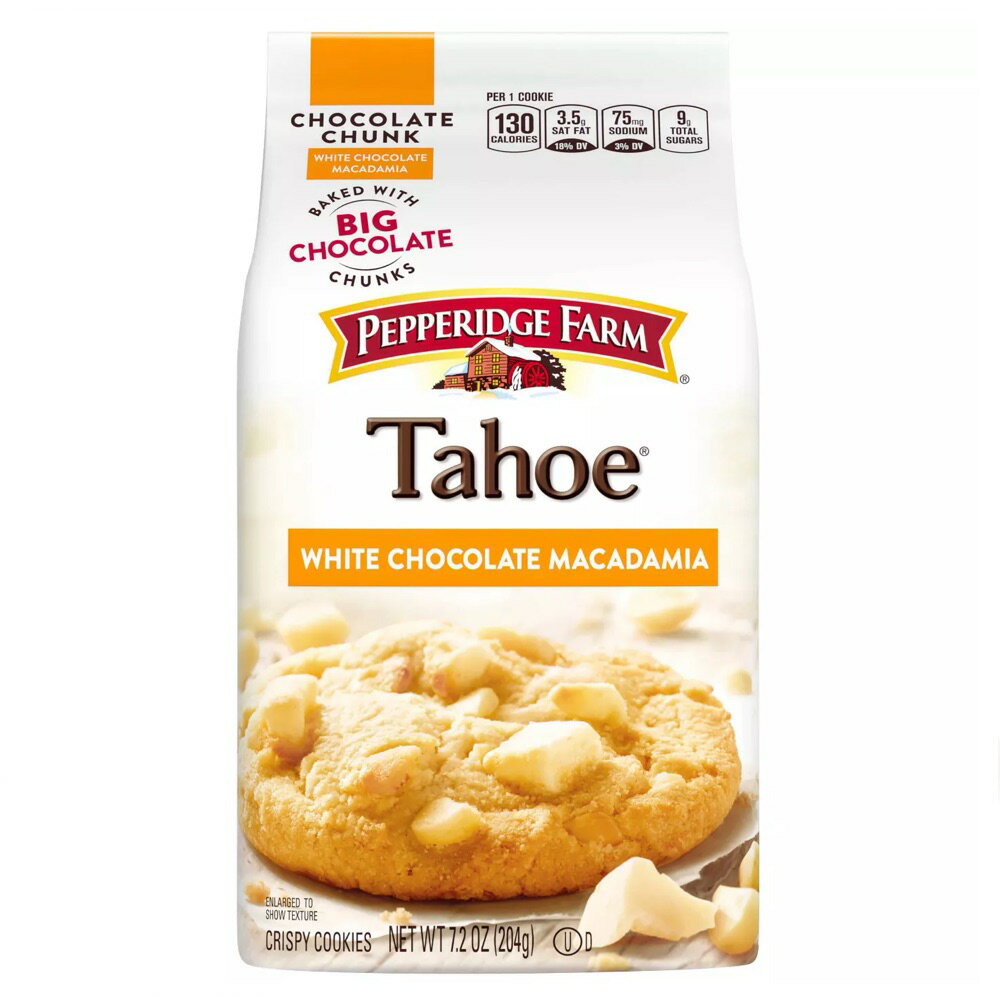 Pepperidge Farm Tahoe White Chocolate Macadamia Cookies - 7.2oz / ypbWt@[ ^z zCg`R[g }J_~ANbL[ 204g