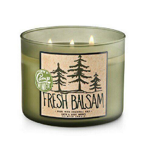 oX{fB[NX@tbVoT@Lh@14.5 oz / 411 g@ Bath & Body Works@FRESH BALSAM@Candle