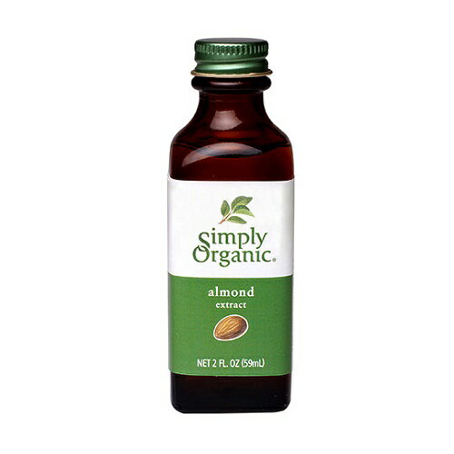 Simply Organic Almond Extract 2oz シンプリーオーガニック アーモンド エッセンス オーガニック 有機 59ml #18526