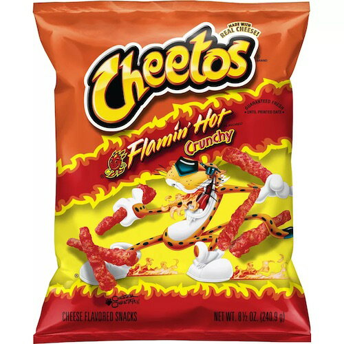 Cheetos Flamin Hot Crunchy `[gX t[~zbg N`[ 8.5 oz / 240.9g