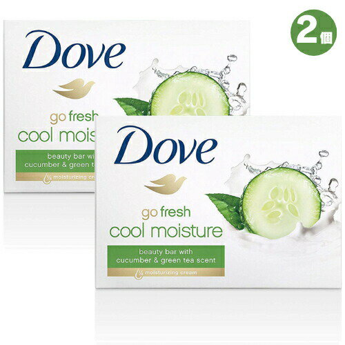 Dove ダヴ 顔・身体用 石鹸 106g 2個 キュウリ&緑茶の香り 固形石鹸 ボディソープ 洗顔 Go Fresh Soap Bar Dove ダヴ 顔・身体用 石鹸 106g 2個 キュウリ&緑茶の香り 固形石鹸 ボディソープ 洗顔 Go Fresh Soap Bar