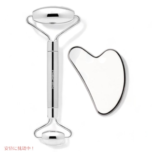 SACHEU サチュ フェイスローラー&フェイス用かっさ 2点セット Gua Sha マッサージツール かっさ カッサ カッサプレート フェイシャルツール Gua-Sha ツボ押し
