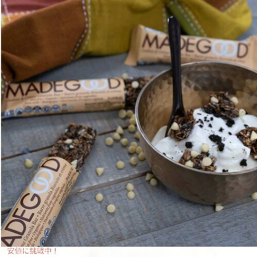 MadeGood グラノーラバー クッキー＆クリーム 24g x 6個入り オーガニック ビー Cookies & Creme Granola Bars 6ct founder-10025985 Founder サンプル画像3