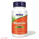 ナウフーズ　ロディオラ 500mg 60粒　Nowfoods 4754# Rhodiola 500mg 60cap