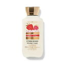 Bath & Body Works STRAWBERRY POUND CAKE Super Smooth Body Lotion 8 fl oz / 236 mL / oX&{fB[NX {fB[V