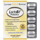 California Gold Nutrition LactoBif プロバイオティクス 300億個 植物性カプセル 60錠 カリフォルニアゴールドニュートリション