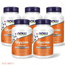 5個セット NOW Foods ナウフーズ グリシン 1000mg 100粒 ベジカプセル #0107 Glycine 1000mg Veg Capsules