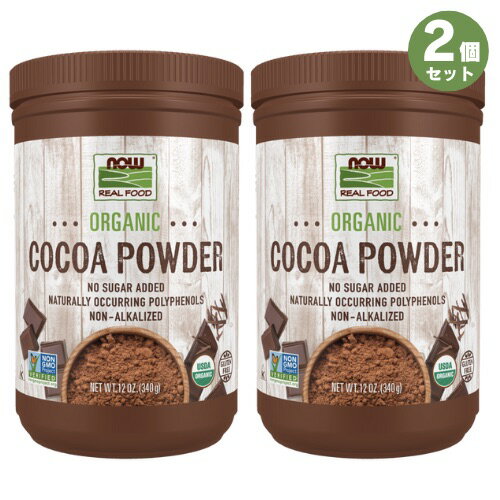 2ĥå ˥å ̵ѥ 340g ̵ ˥å ͭѥ 奬ե꡼ѥ Ի ݥեΡ ץ Ŵʬ ʪ  Unsweetened Cacao Powder Organic No Sugar Added Now foods ...