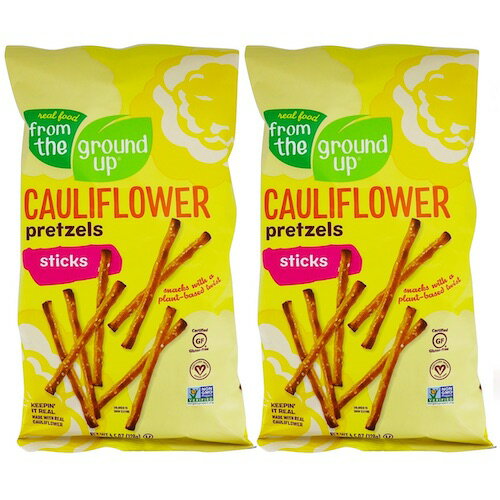 [2ޥå] From the Ground Up Cauliflower Pretzel Sticks Original - 4.5oz/ եॶ饦ɥå ե ץåĥ [ƥå] 128g