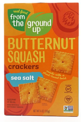 From the Ground Up Butternut Squash Crackers Sea Salt - 4oz/ tUOEhAbv o^[ibcXNAbV NbJ[ [V[\g] 113g