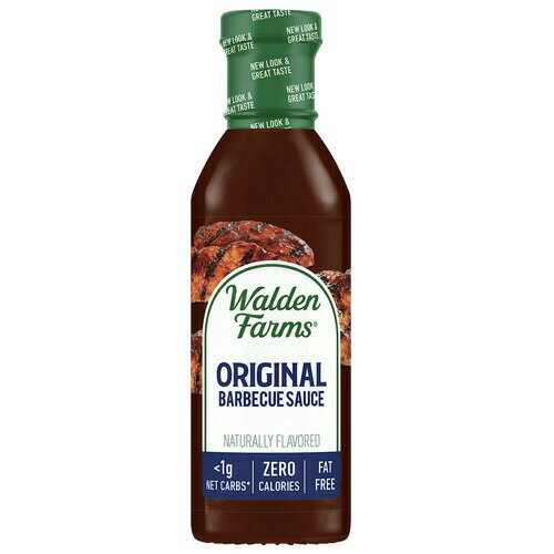 Walden Farms ゼロカロリー オリジナル BBQソース 12oz/340g バーベキュー ソース 無脂肪 コレステロールゼロ グルテンフリー ヴィー BBQ Sauce