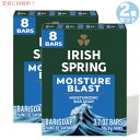 2Zbg Irish Spring ACbVXvO fIhg\[v jp [uXg] 104.8g x 8 Bar Soap for Men Moisture Blast Deodorant Bar Soap