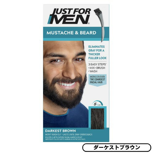 JUST FOR MEN WXgtH[ qQp J[ OCwAp [M-50 _[PXguE] Mustache & Beard Color Gel