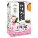 Numi ヌミ オーガニック 白茶＆ローズ [ホワイトローズ] 16ティーバッグ入り White Rose