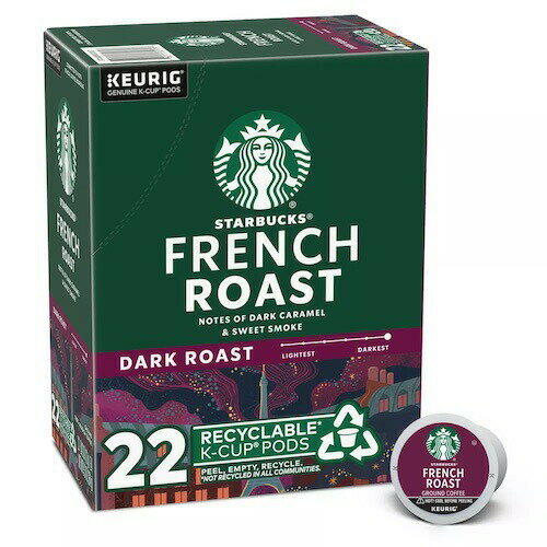 L[O KJbv X^[obNX t`[Xg 22 Keurig Starbucks Coffee K-Cups French Roast