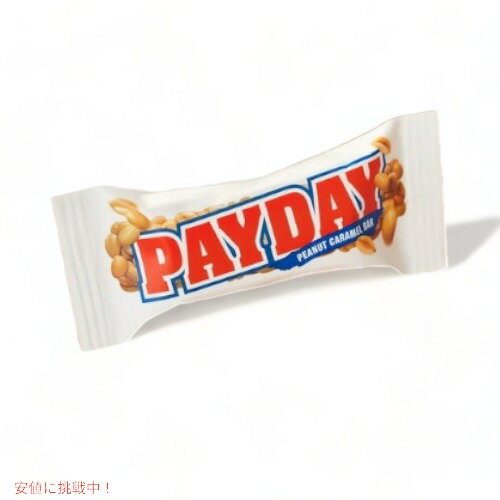 Payday ペイデイ ピーナッツキャラメルバー スナックサイズ 575g Peanut Caramel Snack Size Candy, Jumbo Bag 20.3oz 3