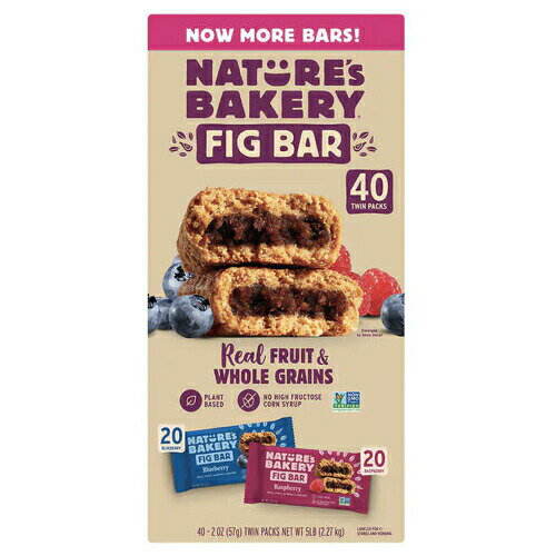 Nature's Bakery Fig Bar Variety Pack / lC`[Yx[J[ tBOo[ 40ܓ