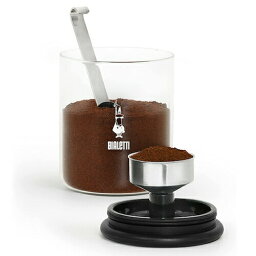 ビアレッティ Bialetti モカコーヒージャー 250g Glass Small DCDESIGN07 Smart Coffee Jar