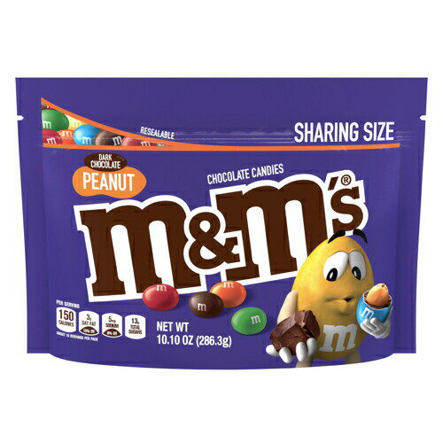 M&M's DarkChoco Peanut Sharing size 10.1oz GAhGY _[N`R[gs[ibc 286.3g