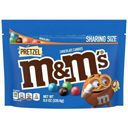 M&M's Pretzel Sharing size 8oz エムアンドエムズ プレッツェル味 226.8g