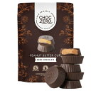 楽天FounderChocZero Dark Chocolate Peanut Butter Cups 3oz / チョクゼロ ピーナッツバターカップ ダークチョコレート