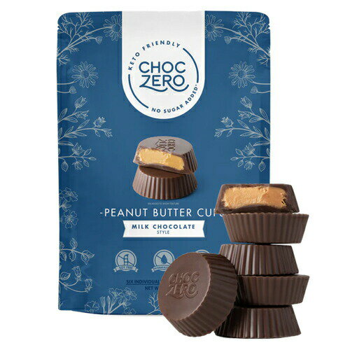 ChocZero Milk Chocolate Peanut Butter Cups 3oz / 祯 ԡʥåĥХå ߥ륯祳졼