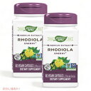 【2個セット】Nature's Way ネイチャーズウェイ ロディオラ エナジー 250mg 60ベジカプセル Rhodiola Energy 60 vcaps