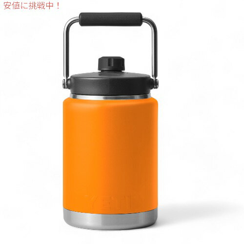 YETI RAMBLER HALF GALLON JUG [KING CRAB ORANGE] / �����ƥ� �ϡ��ե����󥸥㥰 ���� �ݲ� [���󥰥���֥����]
