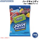 ジョリーランチャー Jolly Rancher ハードキャンディ 飴 フルーツ風味 アソート 198g Hard Candy Peg Bag Candy 7oz