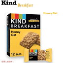 カインド Kind ブレックファスト ハニーオーツ バー 6袋入 シリアルバー Breakfast Bars - Honey Oat