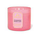 Bath and Body Works 3-Wick Candle STRAWBERRY POU