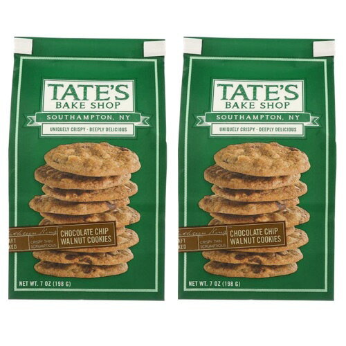 【2個セット】Tate's Bake Shop Chocolate Chip Walnut Cookies - 7oz / テイツ・ベイクショップ チョコレートチップ ウォールナッツ クッキー 198g 1