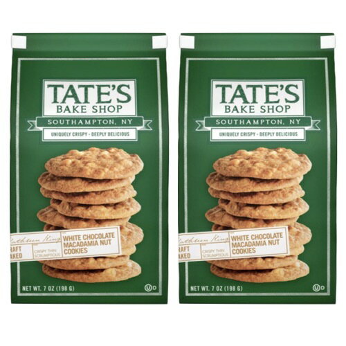 【2個セット】Tate's Bake Shop White Chocolate Macadamia Nut Cookies - 7oz / テイツ・ベイクショップ ホワイトチ…