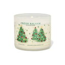 Bath and Body Works 3-Wick Candle FRESH BALSAM 14.5 oz / 411 g / バスアンドボディワークス 3芯キャンドル