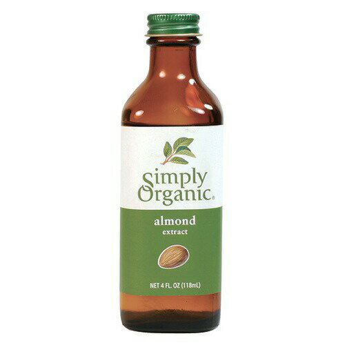 Simply Organic Almond Extract 4oz シンプリーオーガニック アーモンド エッセンス オーガニック 有機 118ml #18527