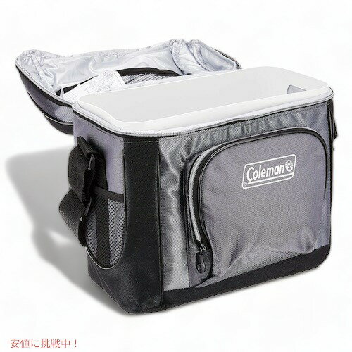 Coleman Soft Cooler Bag 16 Can Cooler Gray / コールマン ソフトクーラーボックス [グレー] 16缶 取り外し可能なライナー付き クーラーバッグ