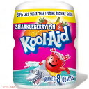 Kool-Aid Sharkleberry Fin Flavored Powdered Drink Mix 19oz / クールエイド 粉末ドリンクミックス シャークベリーフィン 538g 18杯分