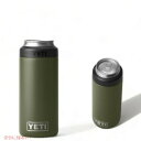 ＜限定カラー＞YETI Rambler 12 oz Colster SLIM Can Insulator HIGHLANDS OLIVE / イエティ ランブラー コルスター 保冷 缶ホルダー スリム缶用 12oz(354ml) ハイランズオリーブ ドリンクホルダー